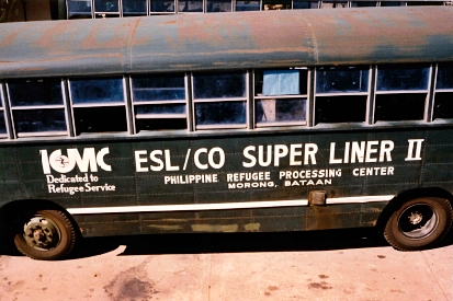An ICMC truck in the Philippines