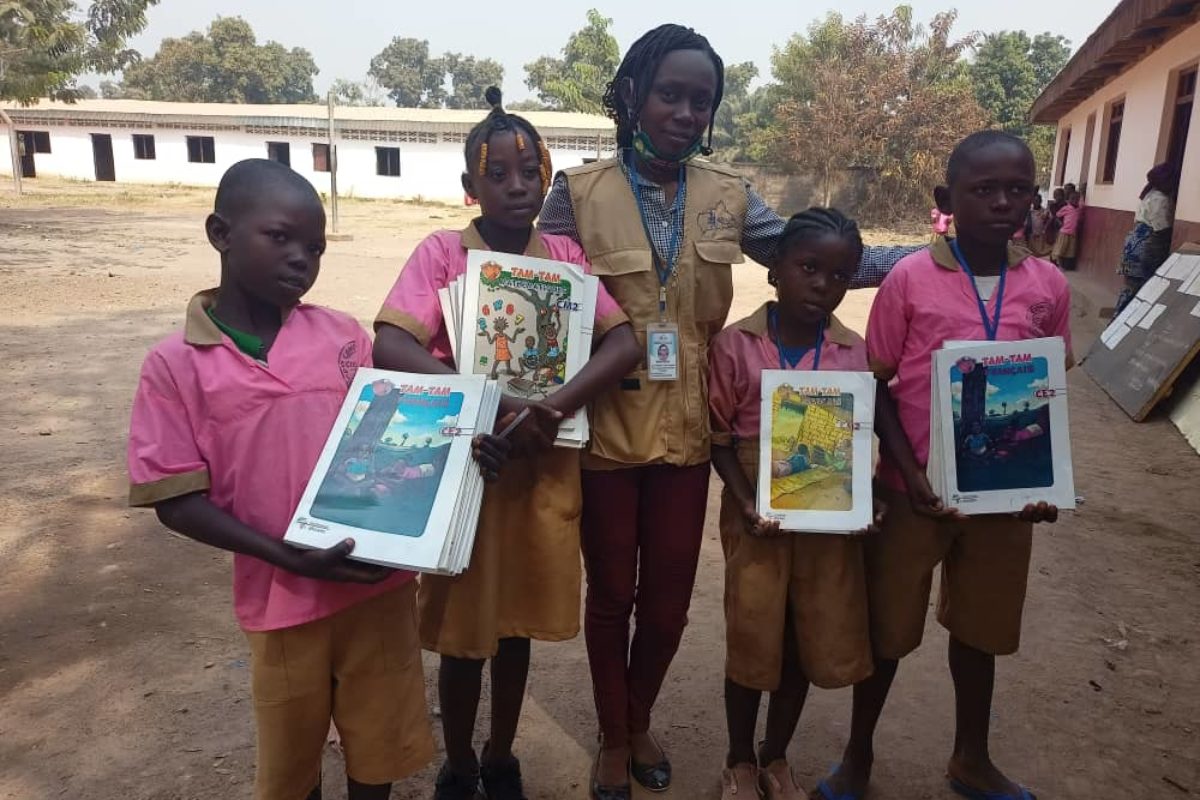 Returning and displaced children attend school in the Central African Republic